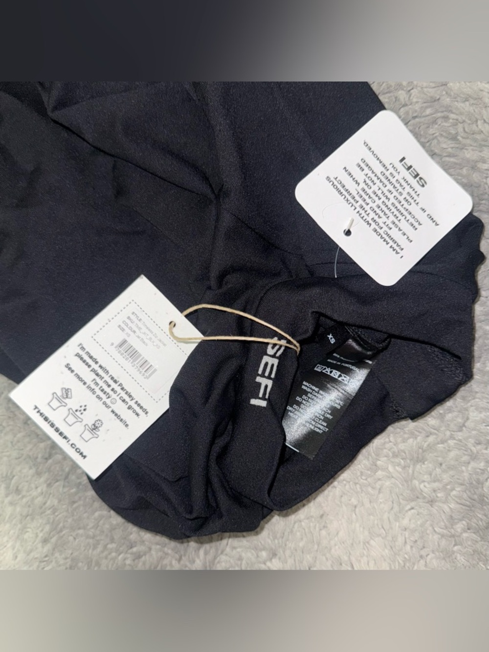 SEFI TIMELESS ZIP JACKET - JET BLACK - Picture 4 of 13